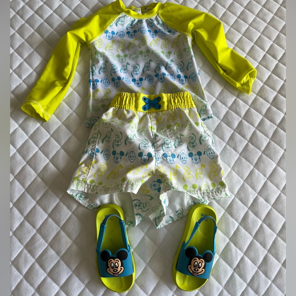 Kids 2t swim shirt,shirts and shoes